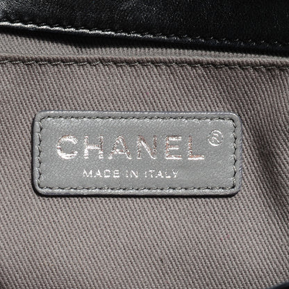 Chanel Lambskin Quilted Medium Boy Flap Black 7 of 8