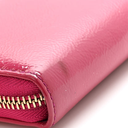 Gucci Patent Soho Zip Around Wallet Bright Bougainvillea 11 of 11