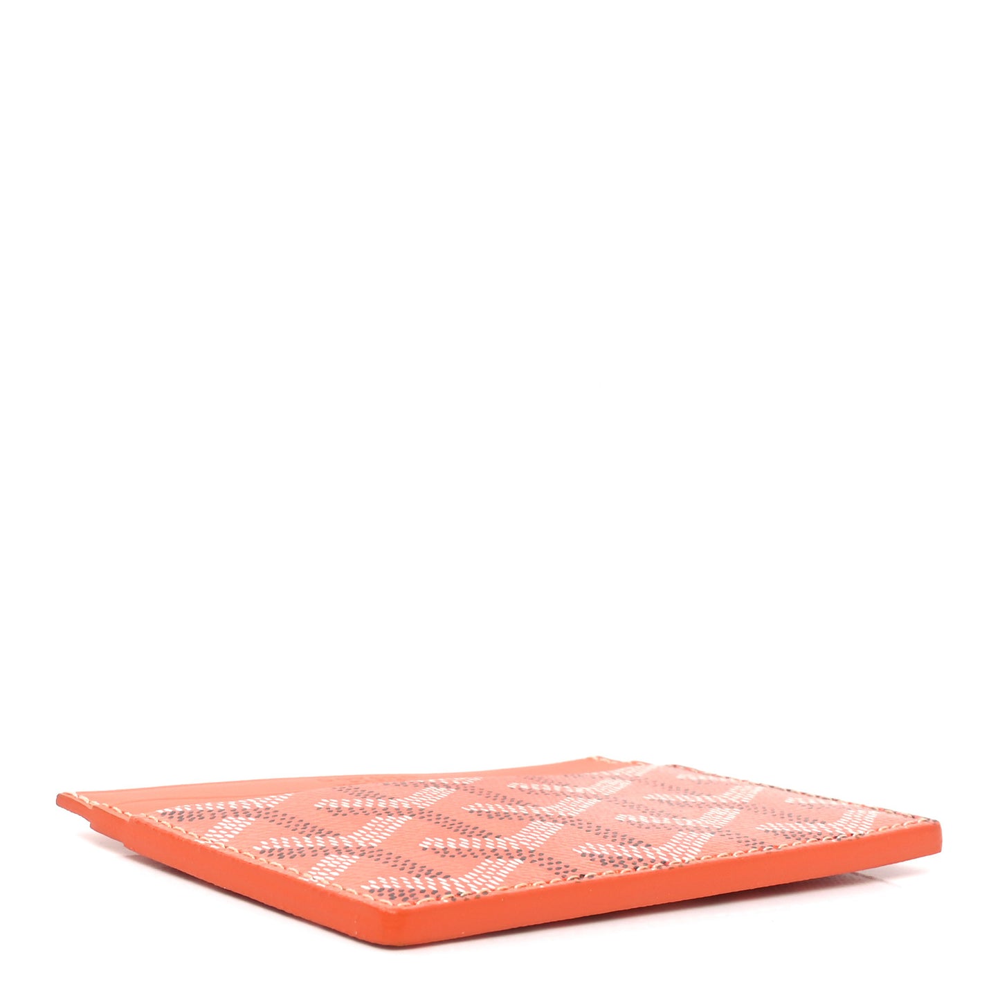 Goyardine Saint Sulpice Card Holder Orange