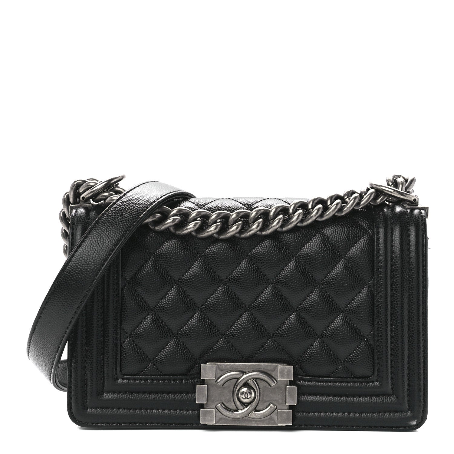 Chanel Caviar Quilted Small Boy Flap Black 1 of 11