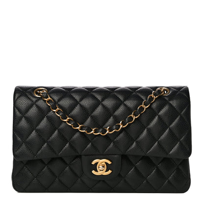 Chanel Caviar Quilted Medium Double Flap Black 1 of 10