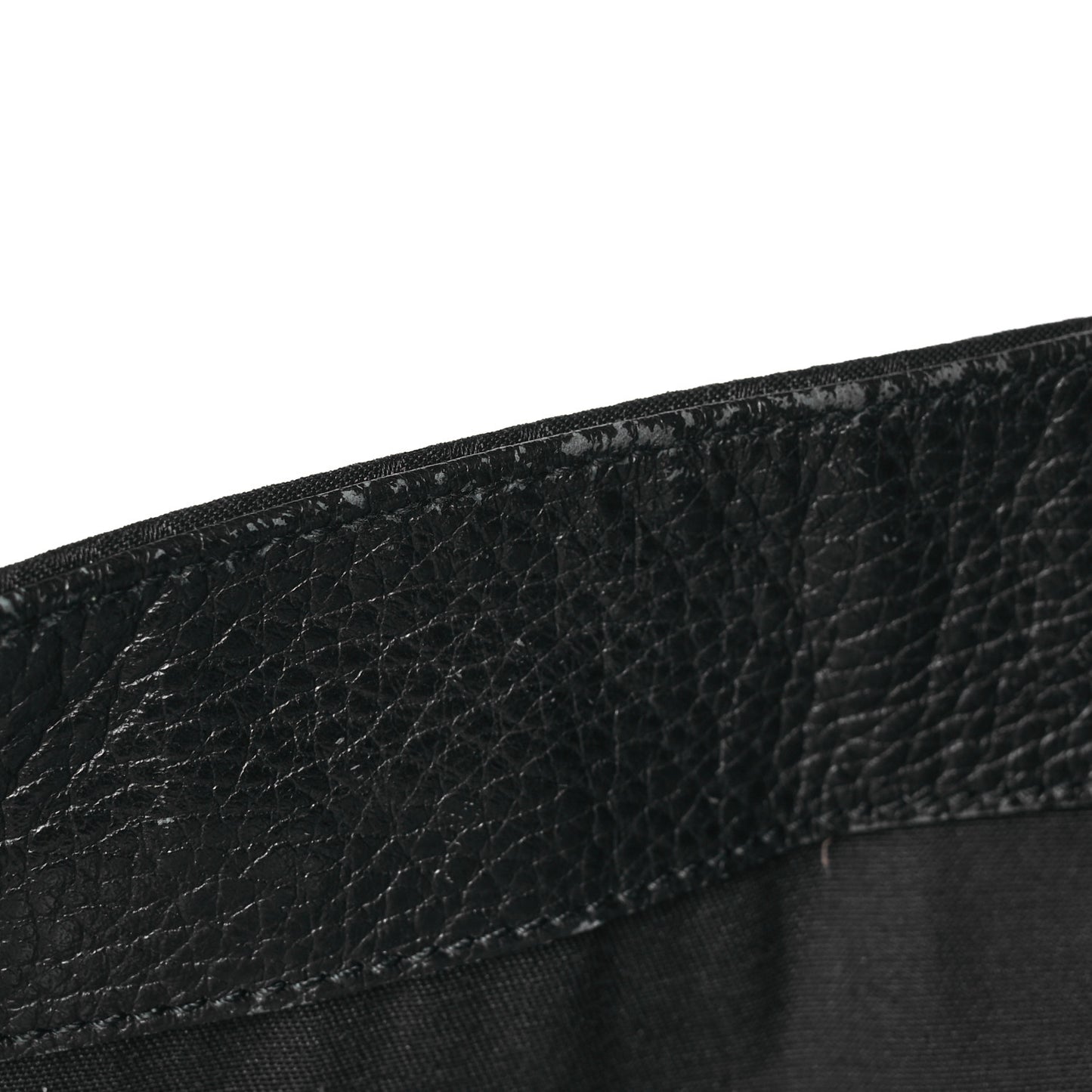 Nylon Monogram Medium Handle Vertical Tote Black