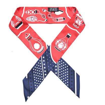 Hermes Silk Les Flacons Bandana Twilly 1 of 4