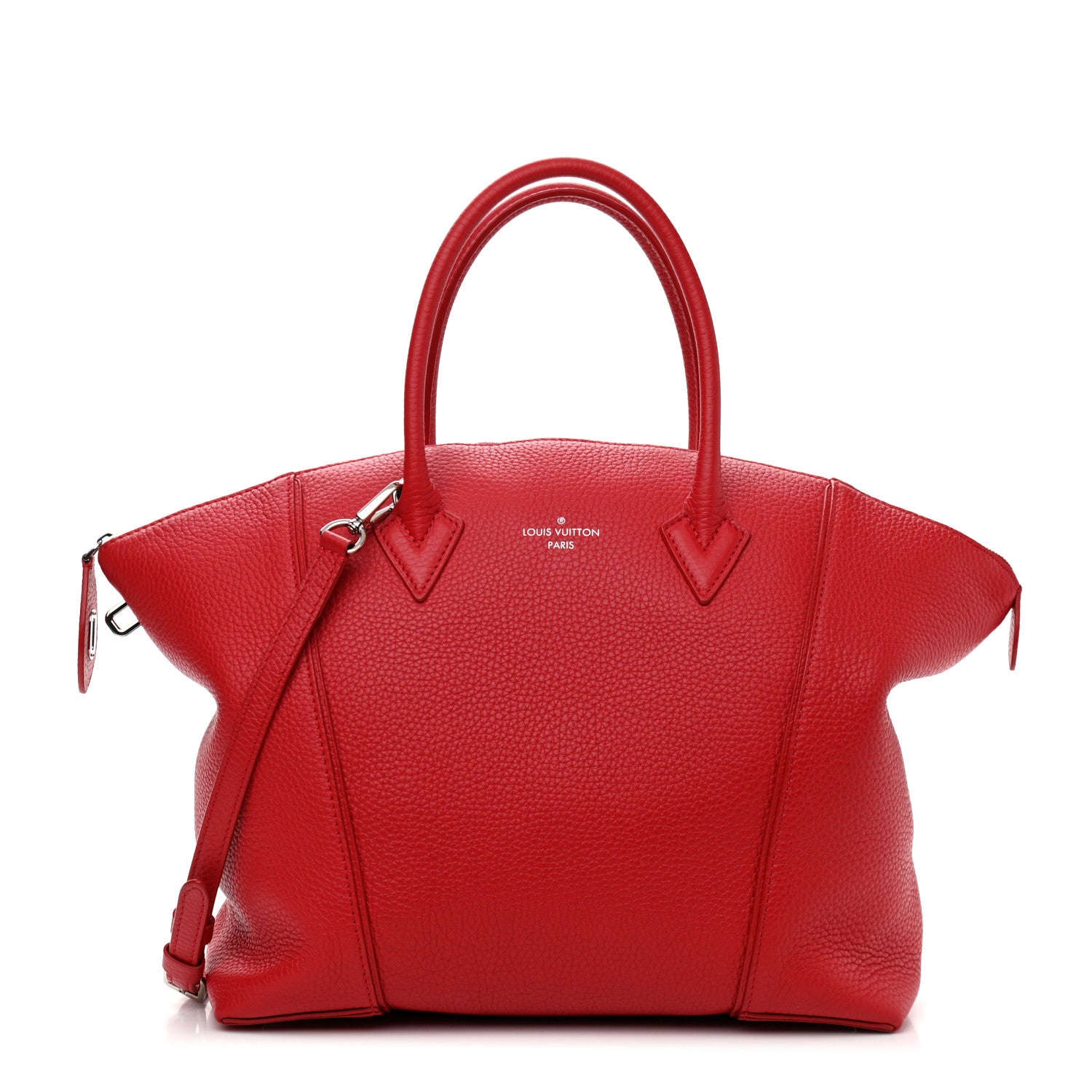 Louis Vuitton Veau Cachemire Soft Lockit MM Rubis 1 of 10