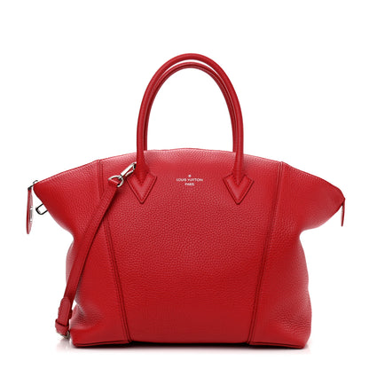 Louis Vuitton Veau Cachemire Soft Lockit MM Rubis 1 of 10