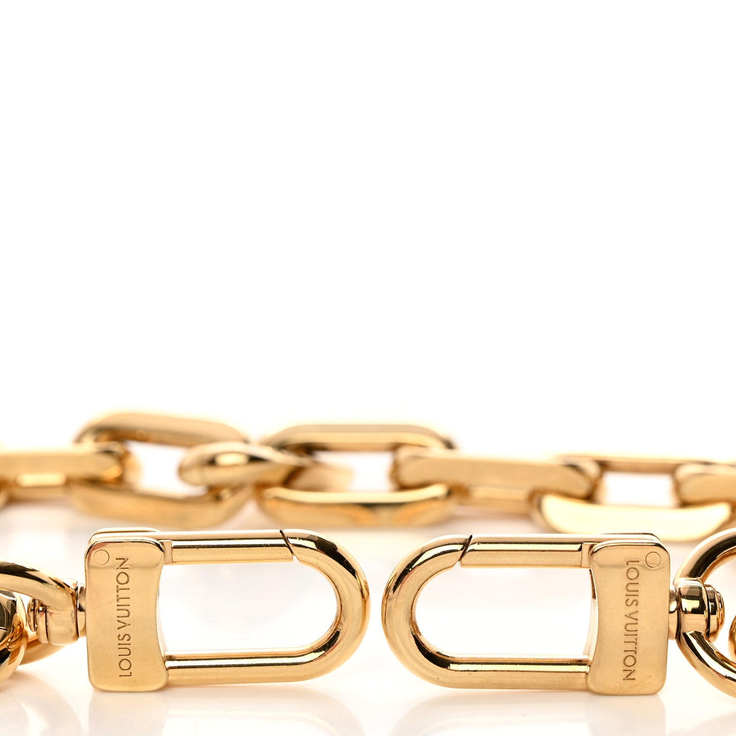 Metal Coussin Chain Strap Gold