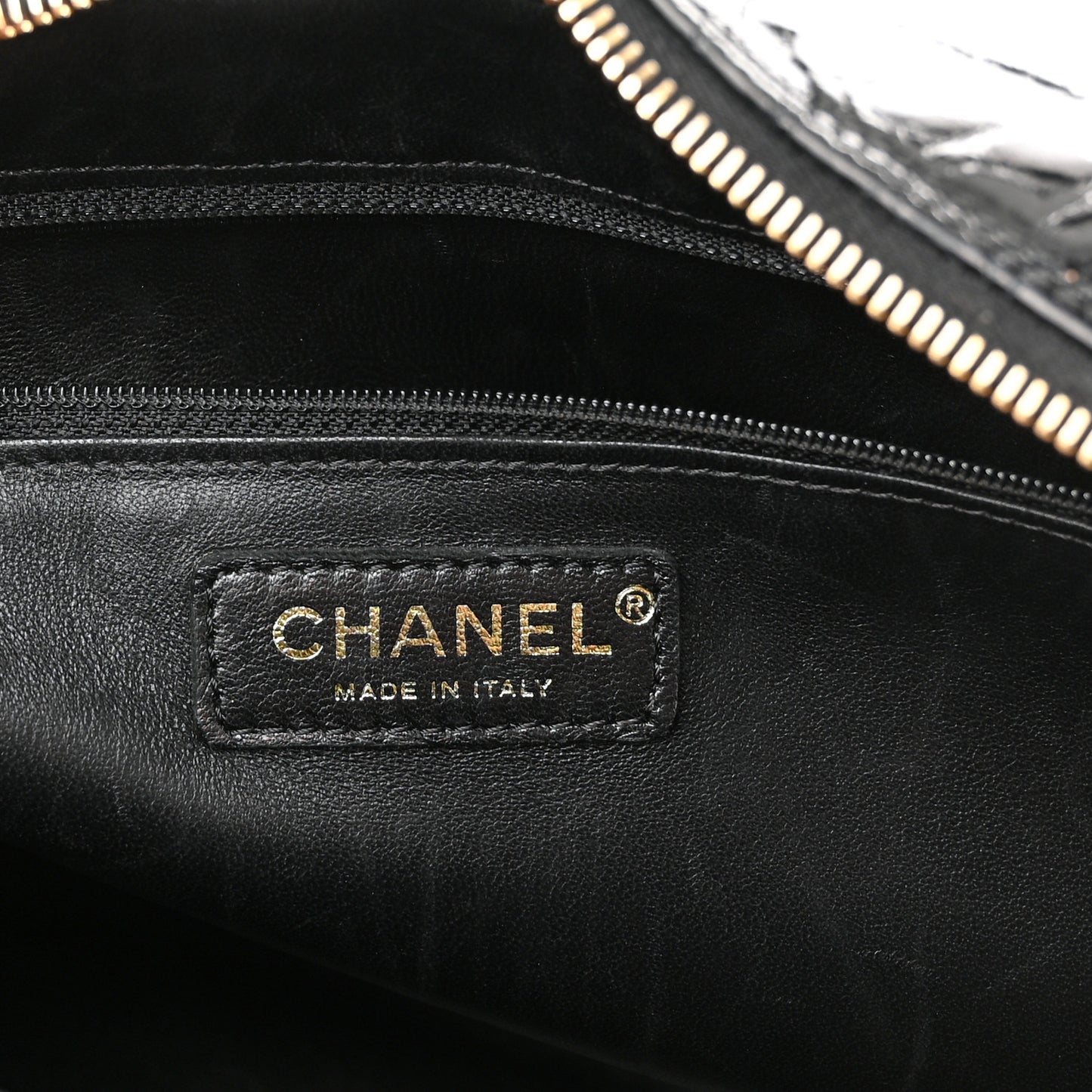 Alligator Bowler Bag Black