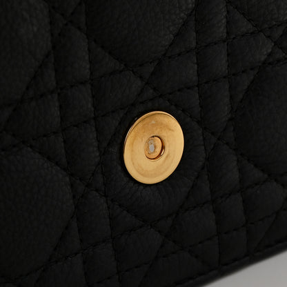 Christian Dior Supple Calfskin Caro Pouch with Chain Black 13 of 14