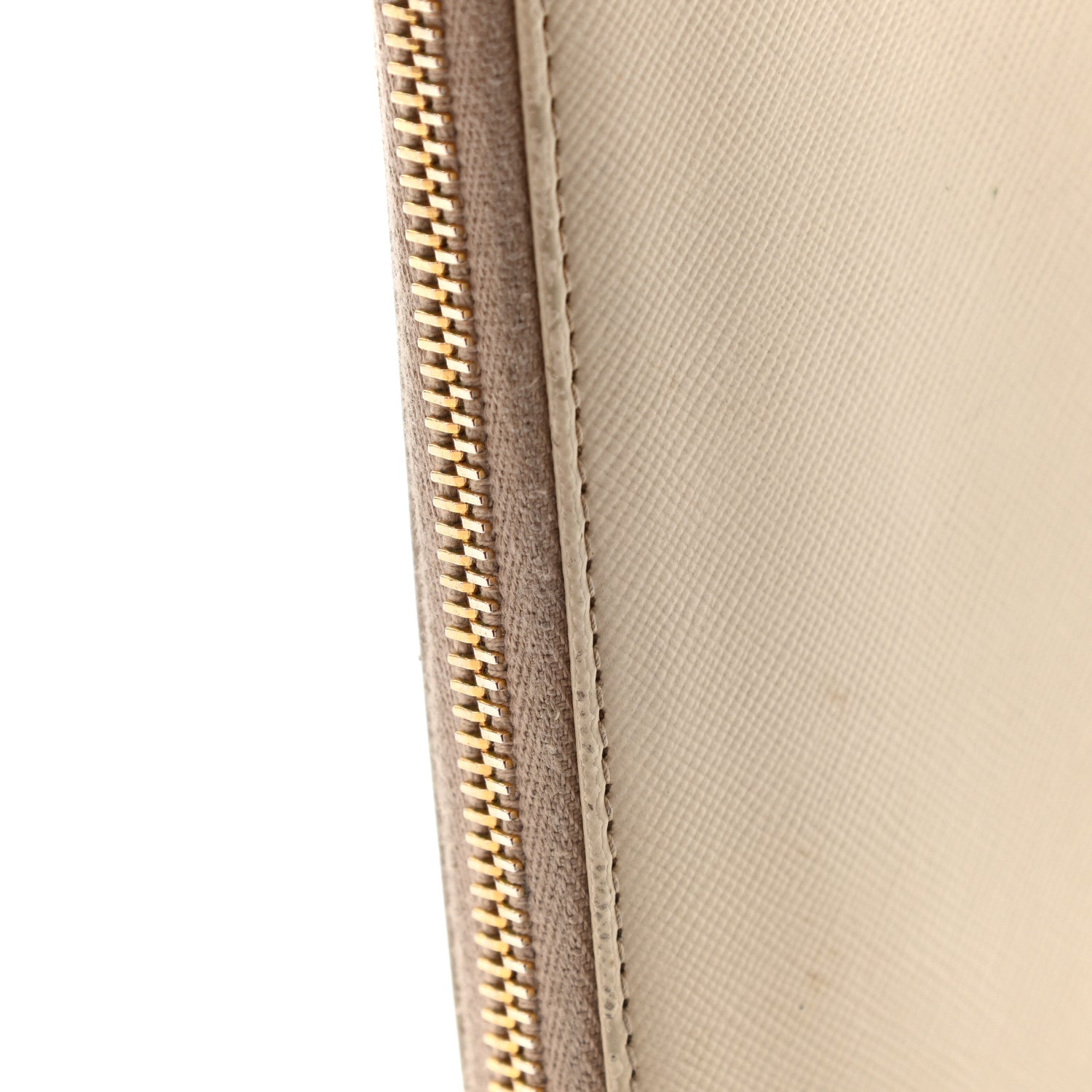 Prada Saffiano Metal Zip Around Wallet Cammeo 9 of 14