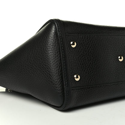 Gucci Pebbled Calfskin Small Soho Top Handle Bag Black 5 of 7