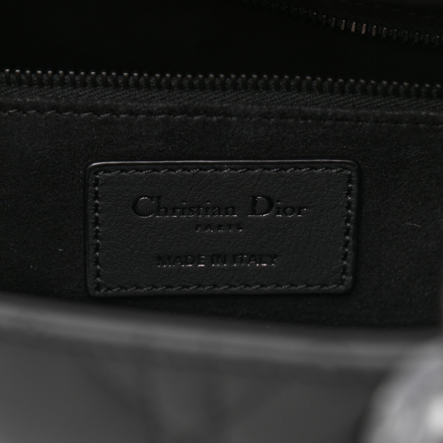 Christian Dior Ultra Matte Calfskin Cannage Medium Lady Dior Black 6 of 11