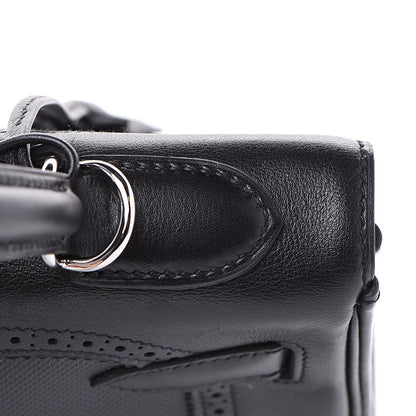 Hermes Swift Grain d'H Ghillies Kelly 32 Black 24 of 36