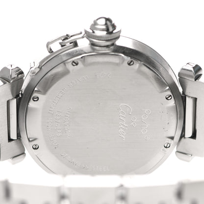 Cartier Stainless Steel 35mm Pasha C Big Date Automatic Watch Pink 4 of 5