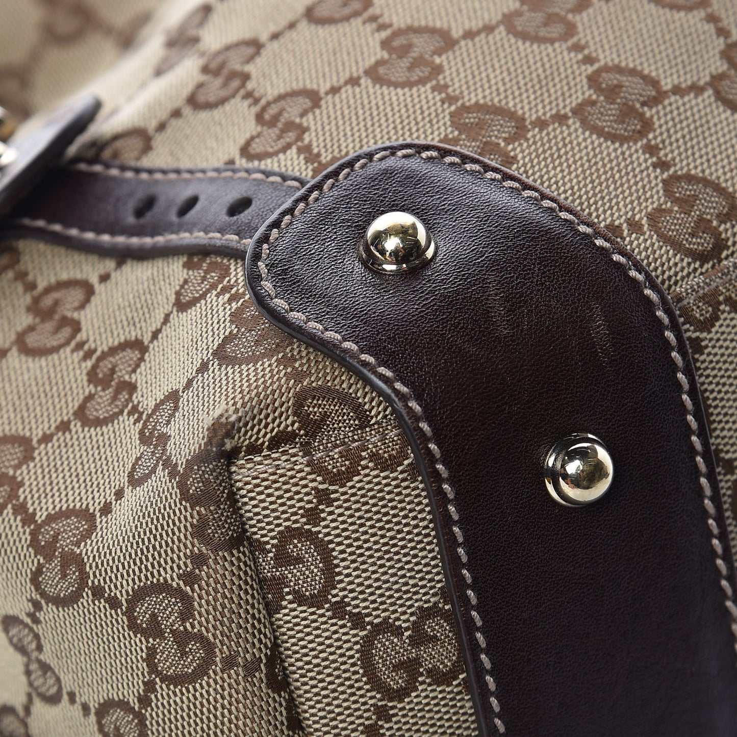 Monogram Small Pelham Shoulder Bag Dark Brown