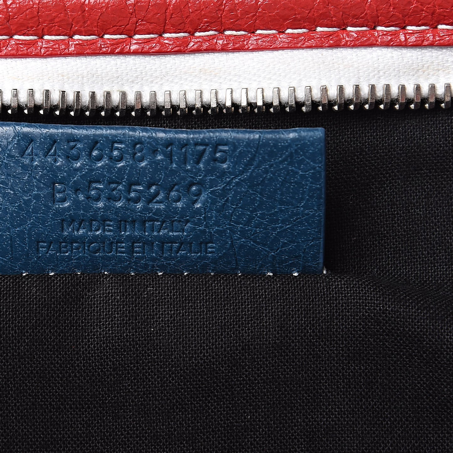 Agneau Arena Multicolore Bazar Pouch Grey White Black Red Blue
