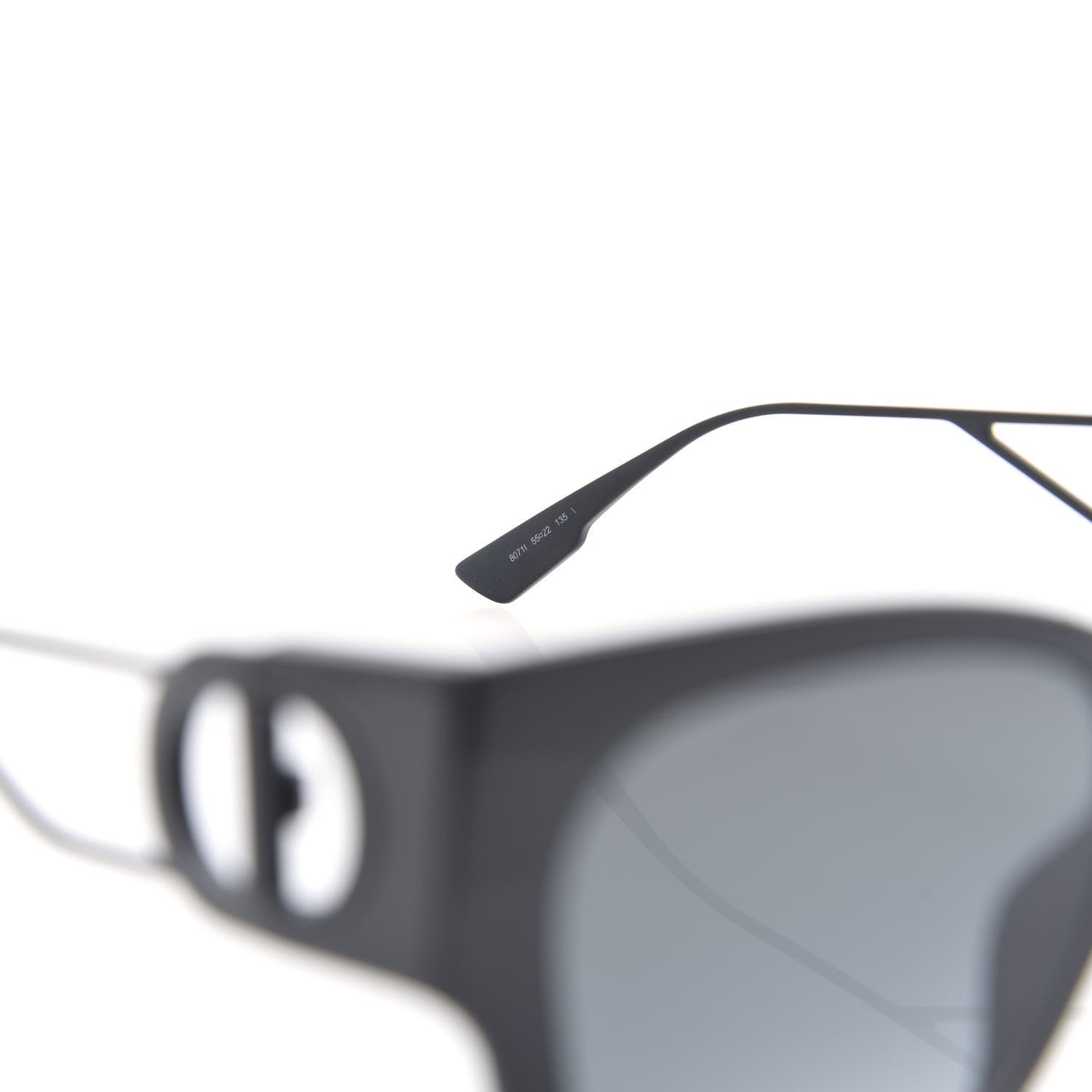 Christian Dior Rectangular 30 Montaigne 1 Sunglasses Black 5 of 6