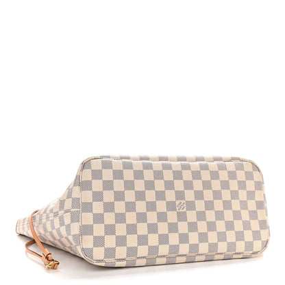 Louis Vuitton Damier Azur Neo Neverfull MM Rose Ballerine 4 of 13