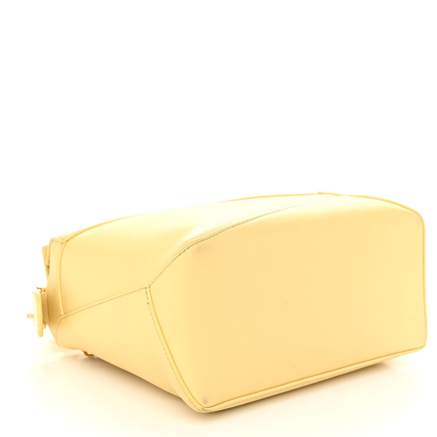 Soft Grained Calfskin Small Puzzle Edge Bag Dark Butter