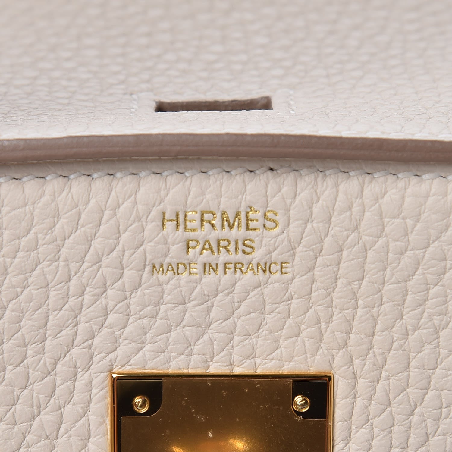 Hermes Taurillon Clemence Birkin 30 Craie 7 of 14