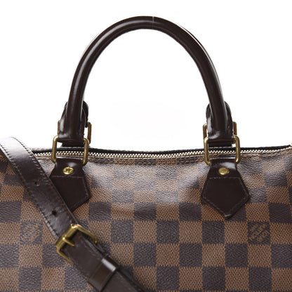 Louis Vuitton Damier Ebene Speedy Bandouliere 30 12 of 12