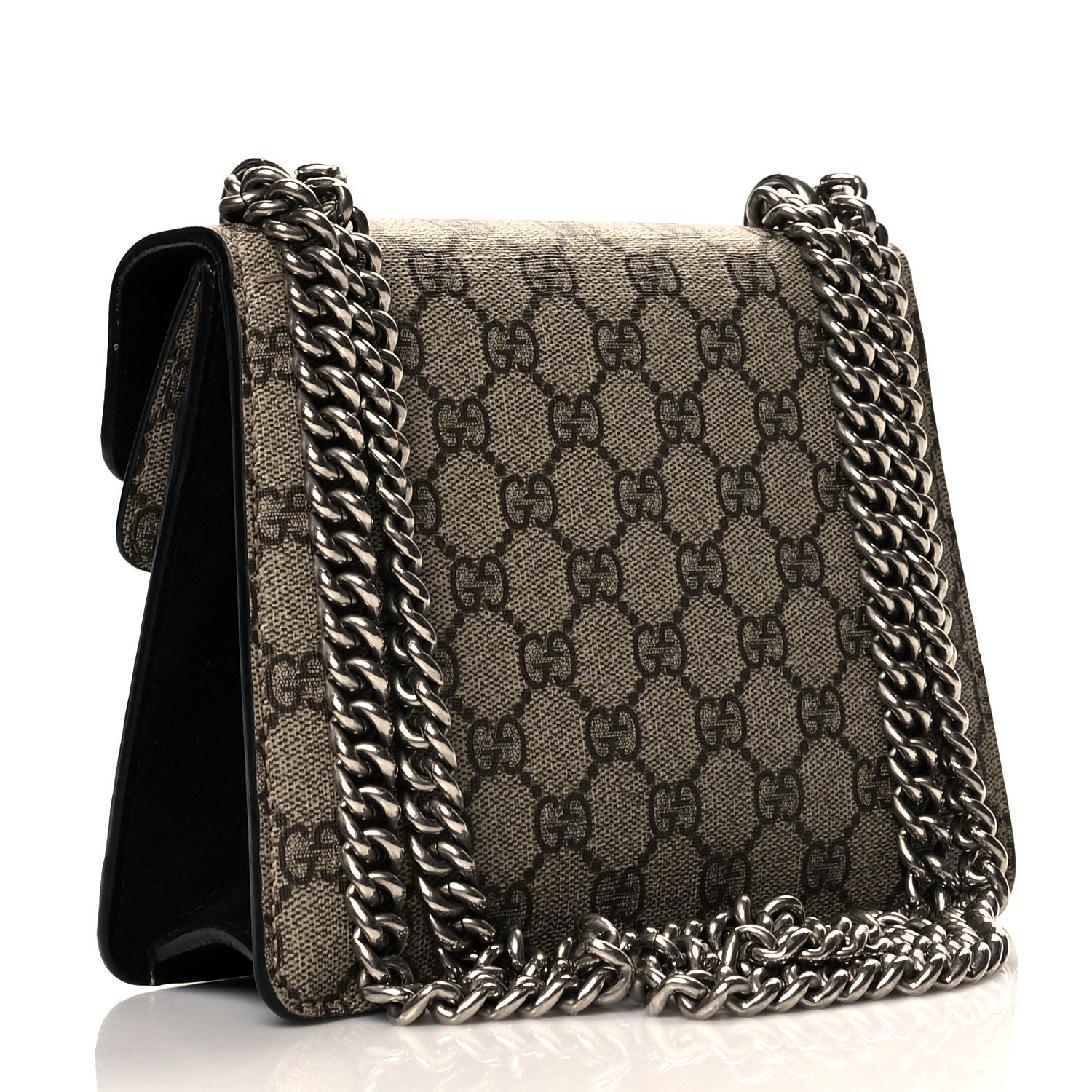 Gucci GG Supreme Monogram Mini Dionysus Shoulder Bag Black 3 of 14