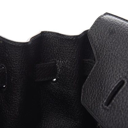 Hermes Taurillon Clemence Birkin 35 Black 24 of 32