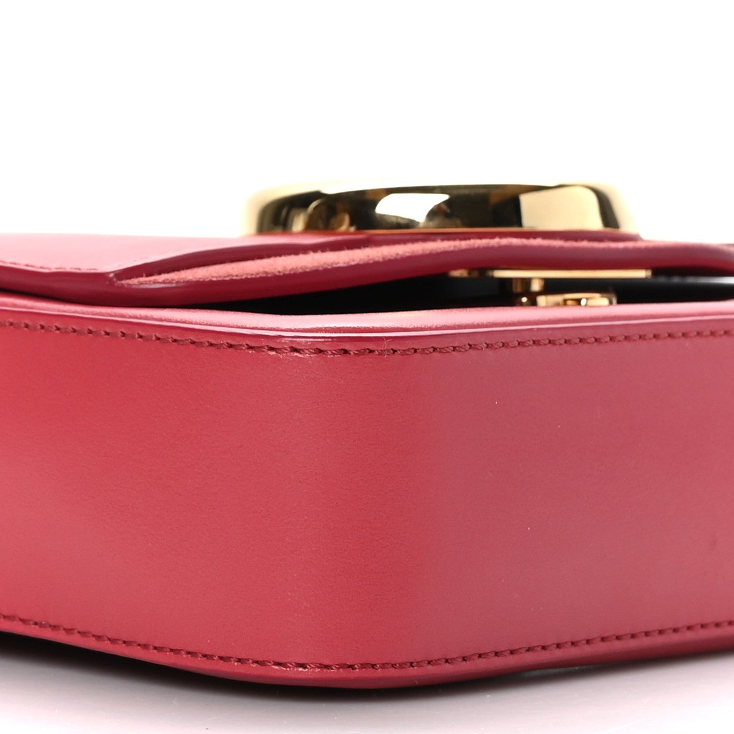 Chloe Shiny Calfskin Suede Mini C Double Carry Scarlet Pink 7 of 8