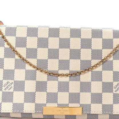 Louis Vuitton Damier Azur Favorite MM 7 of 9