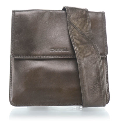 Chanel Lambskin Messenger Bag Bronze 1 of 11
