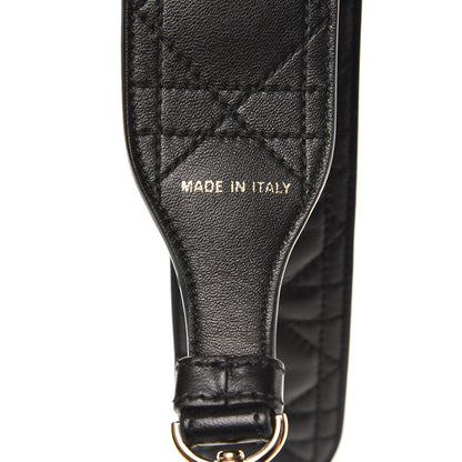 Christian Dior Lambskin Cannage Shoulder Strap Black 2 of 4