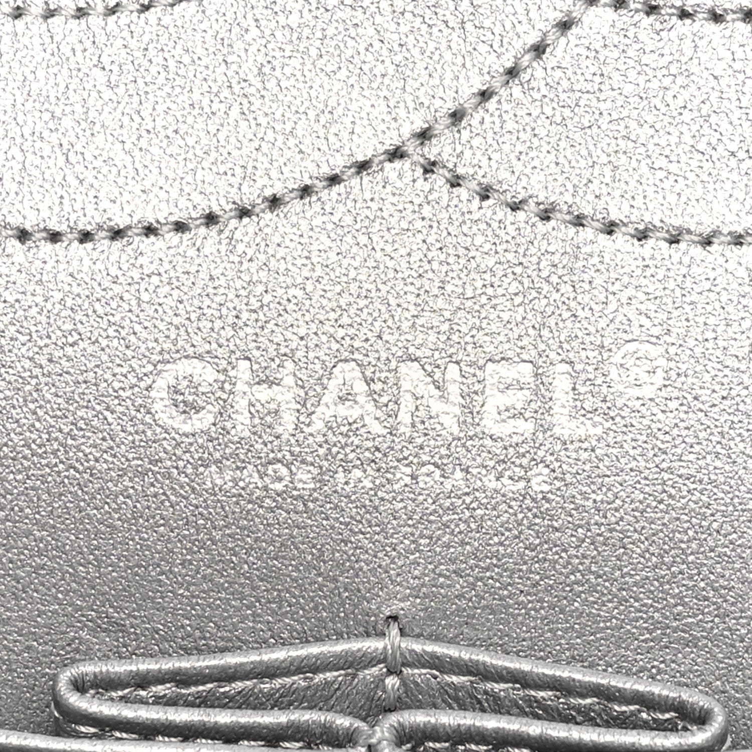 Chanel Metallic Aged Calfskin Quilted 2.55 Reissue 227 Flap Silver 6 of 10