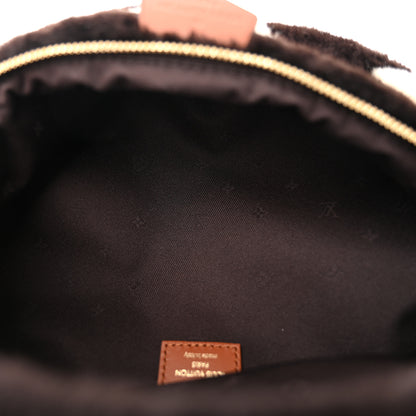 Louis Vuitton Shearling Monogram Bumbag Chocolate Cream 5 of 9