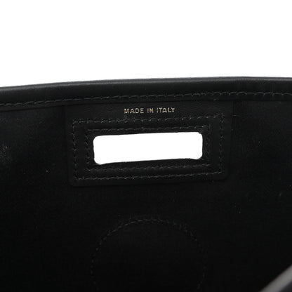 Fendi Glazed Fabric Vitello Century FF 1974 Stamp Patch Medium Peekaboo Defender Cover Mogano Panna Black 7 of 11