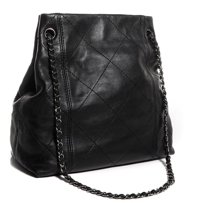Chanel Lambskin Soft Touch Shoulder Bag Black 3 of 7