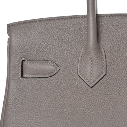 Hermes Togo Birkin 30 Gris Asphalte 27 of 31