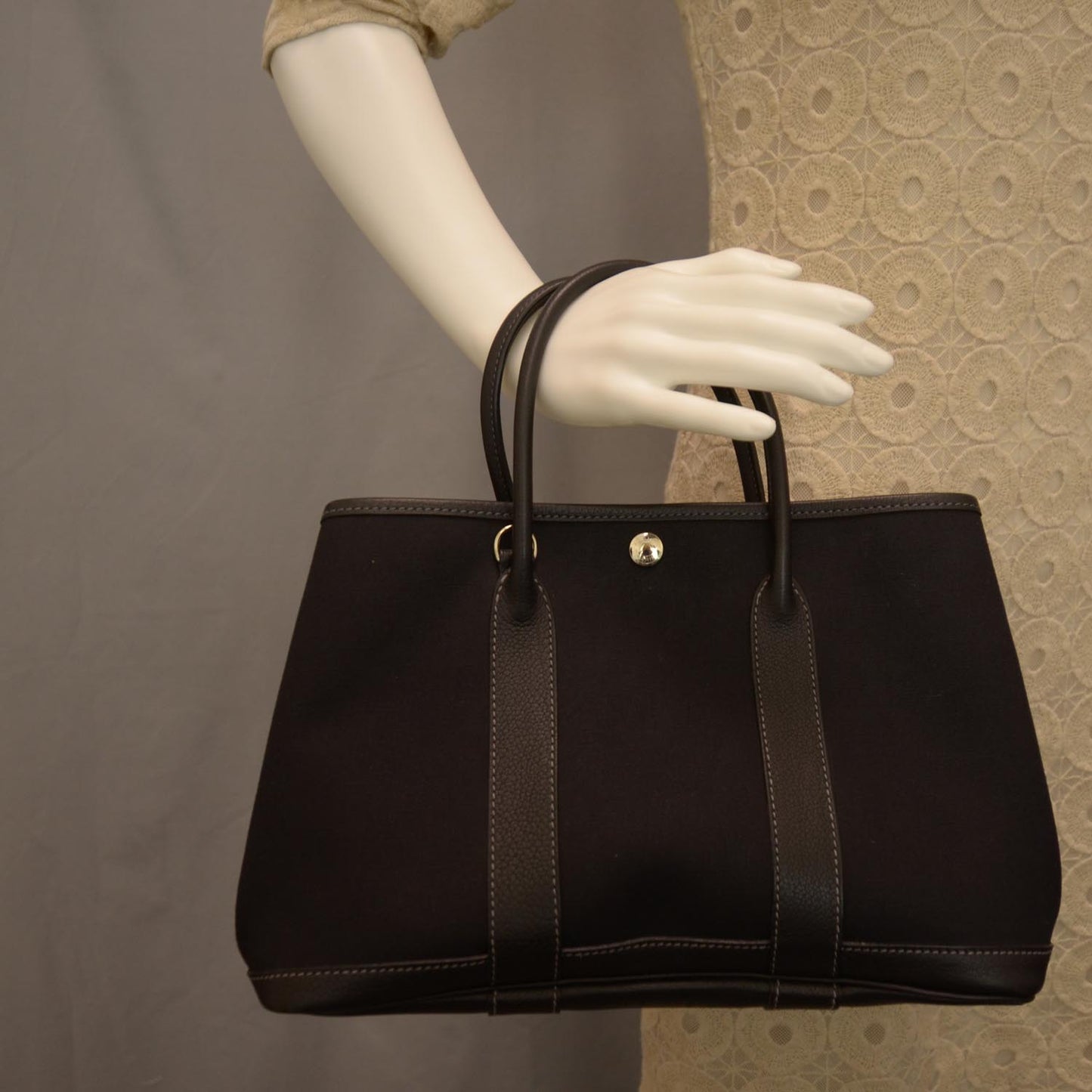 Toile Leather Garden Party TPM Black