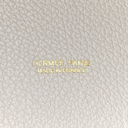 Hermes Evercolor Kelly Danse II Belt Bag Gris Perle 6 of 15