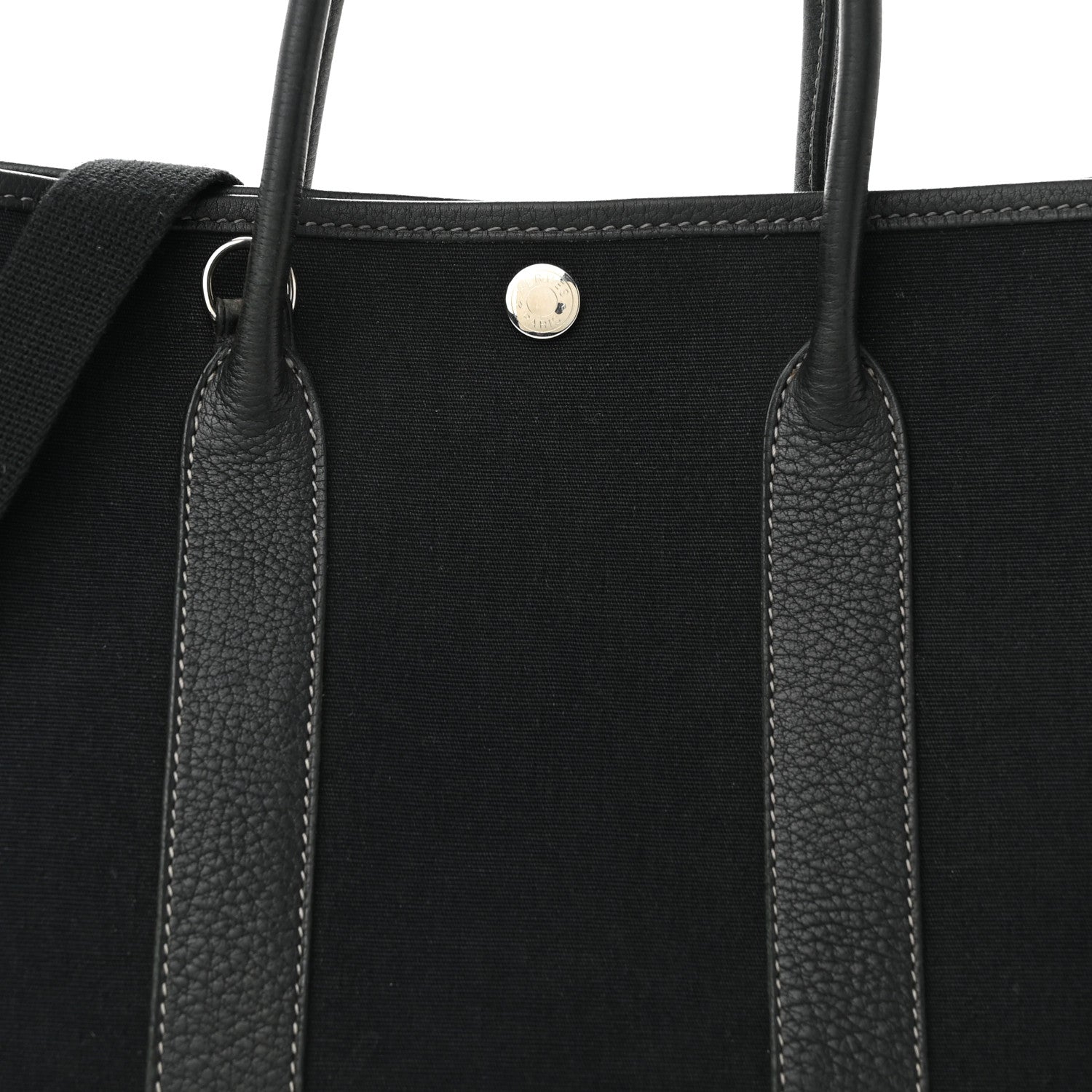 Hermes Toile Buffle Garden Party 30 TPM Black 7 of 13