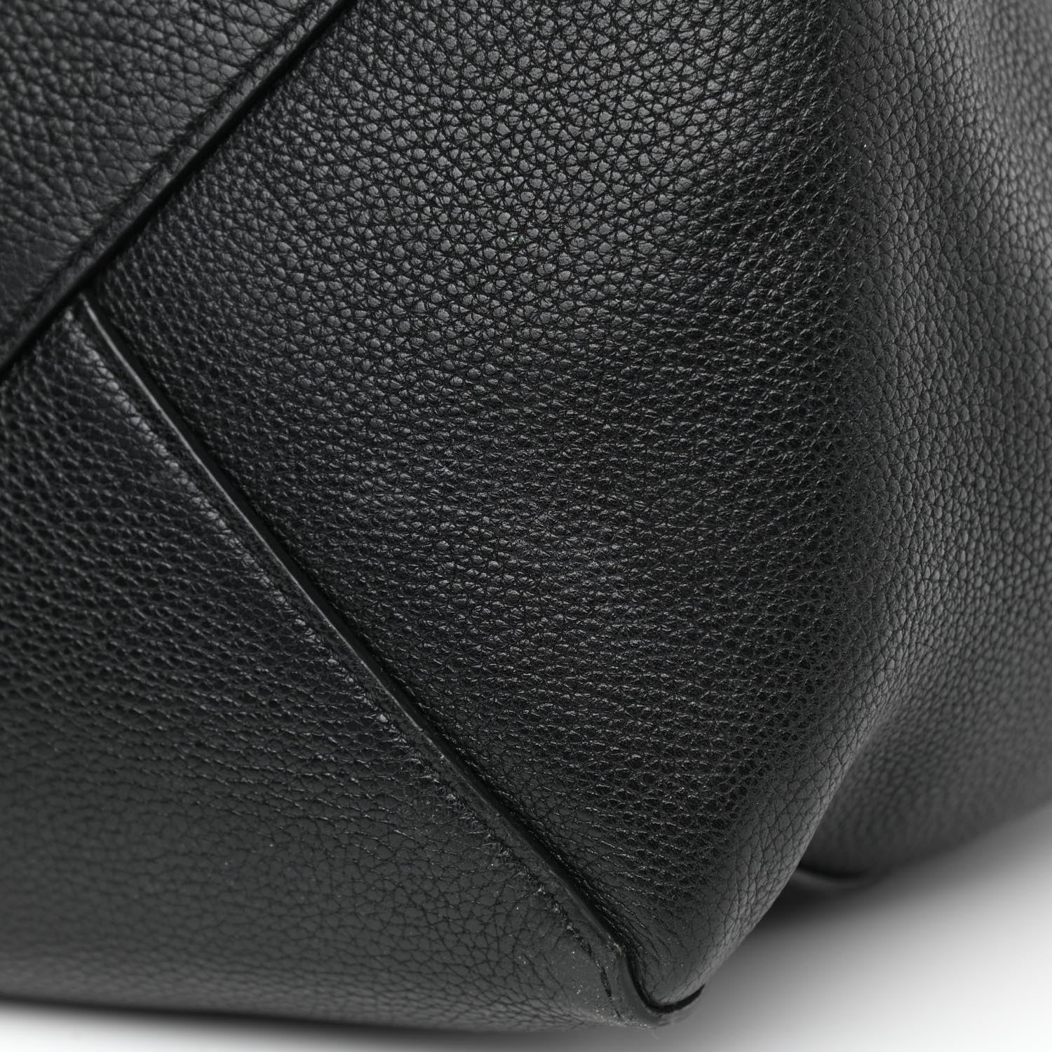 Celine Soft Grained Calfskin Small Belt Cabas Phantom Black 15 of 15