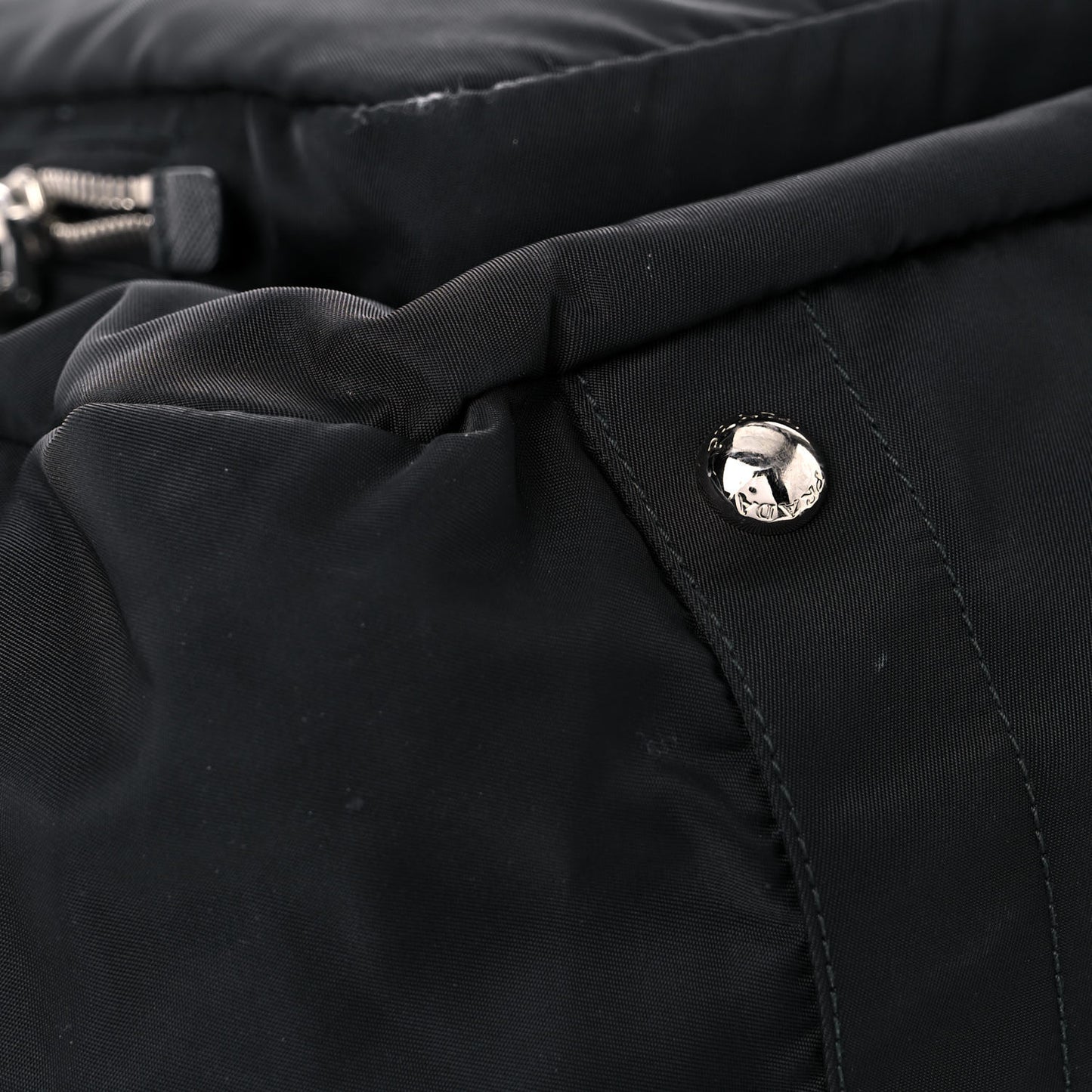 Nylon Vela Baby Bag Black