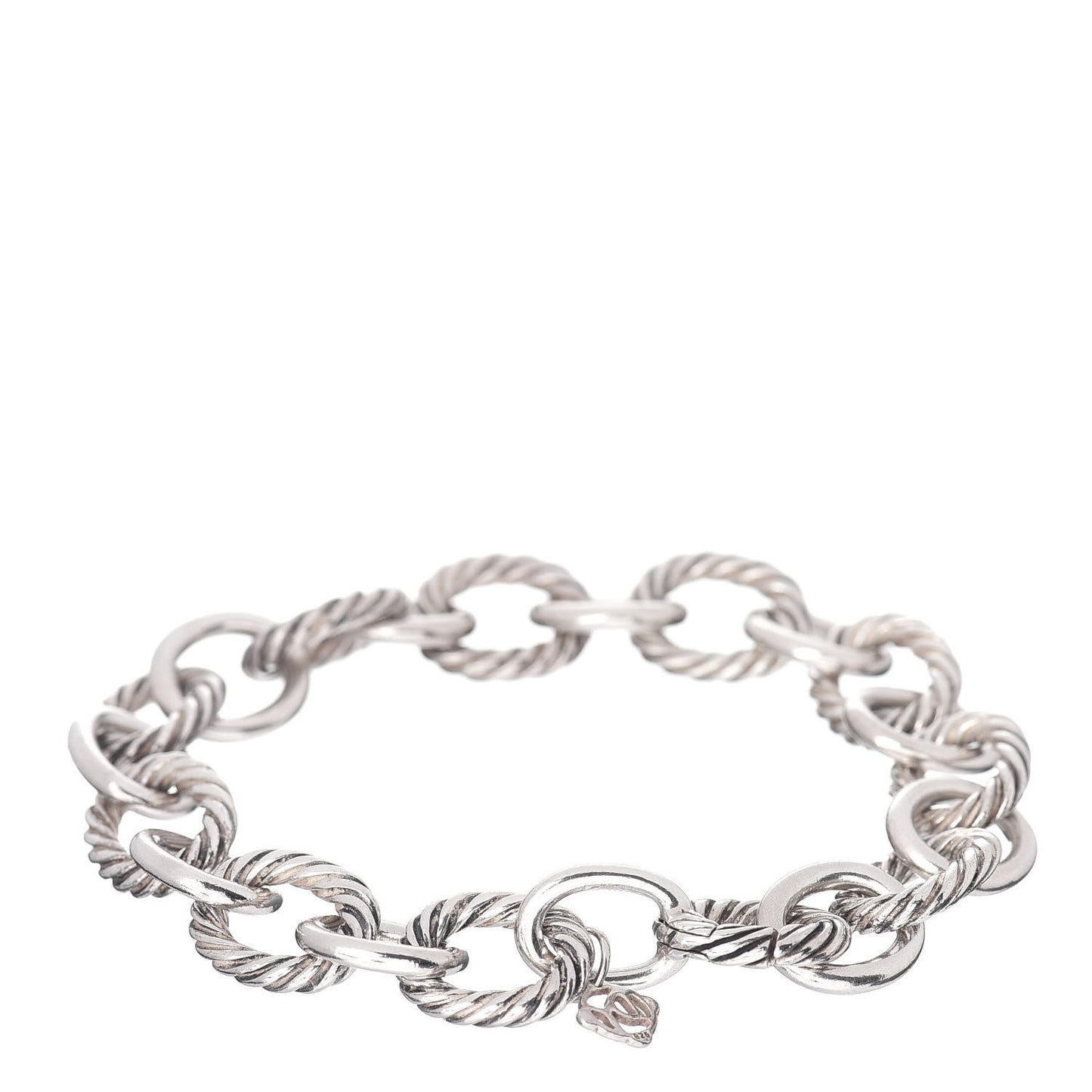 Sterling Silver 12mm Large Oval Link Bracelet