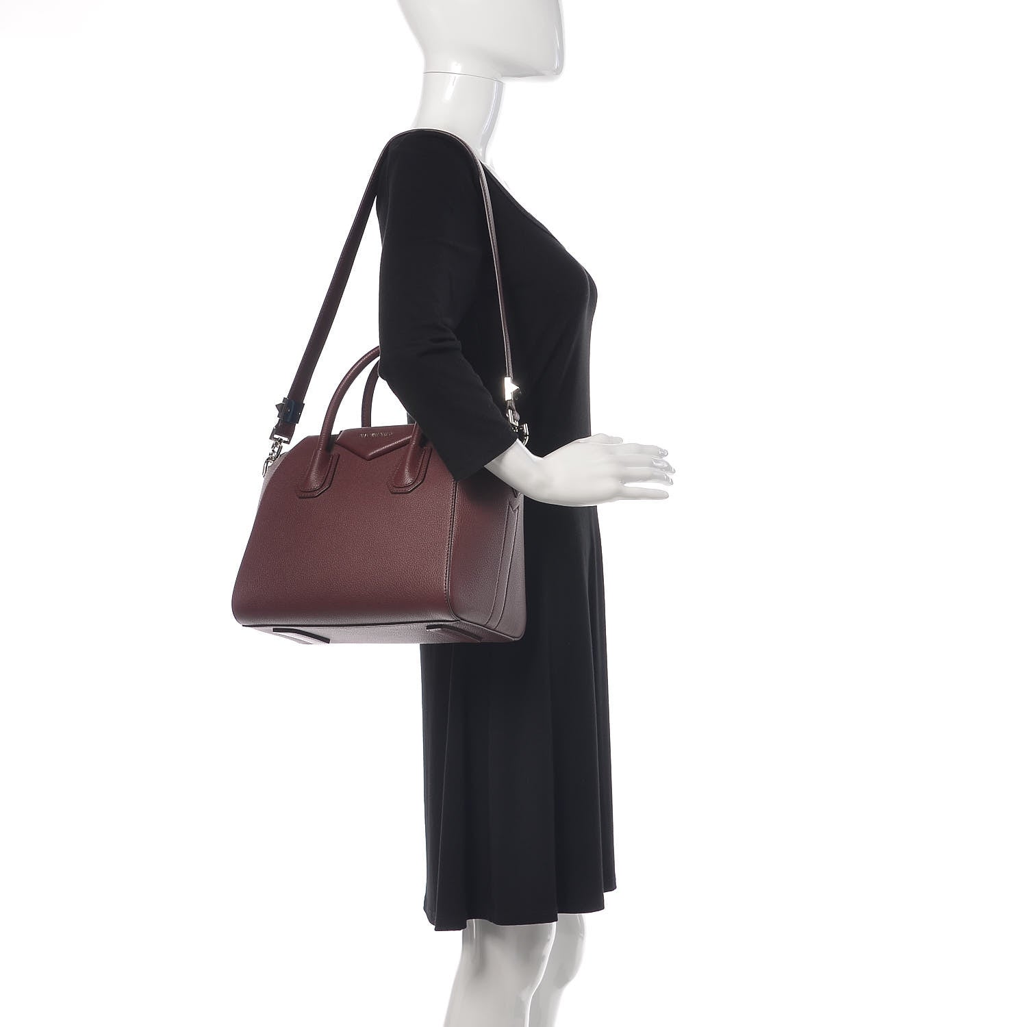 Givenchy Sugar Goatskin Small Antigona Oxblood 2 of 9