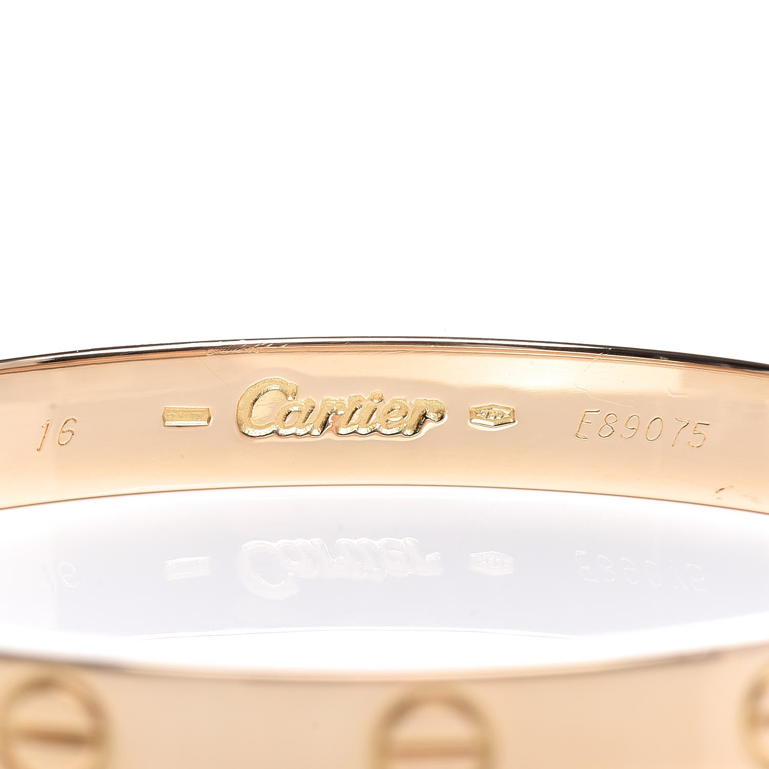 Cartier 18K Yellow Gold LOVE Bracelet 16 4 of 5