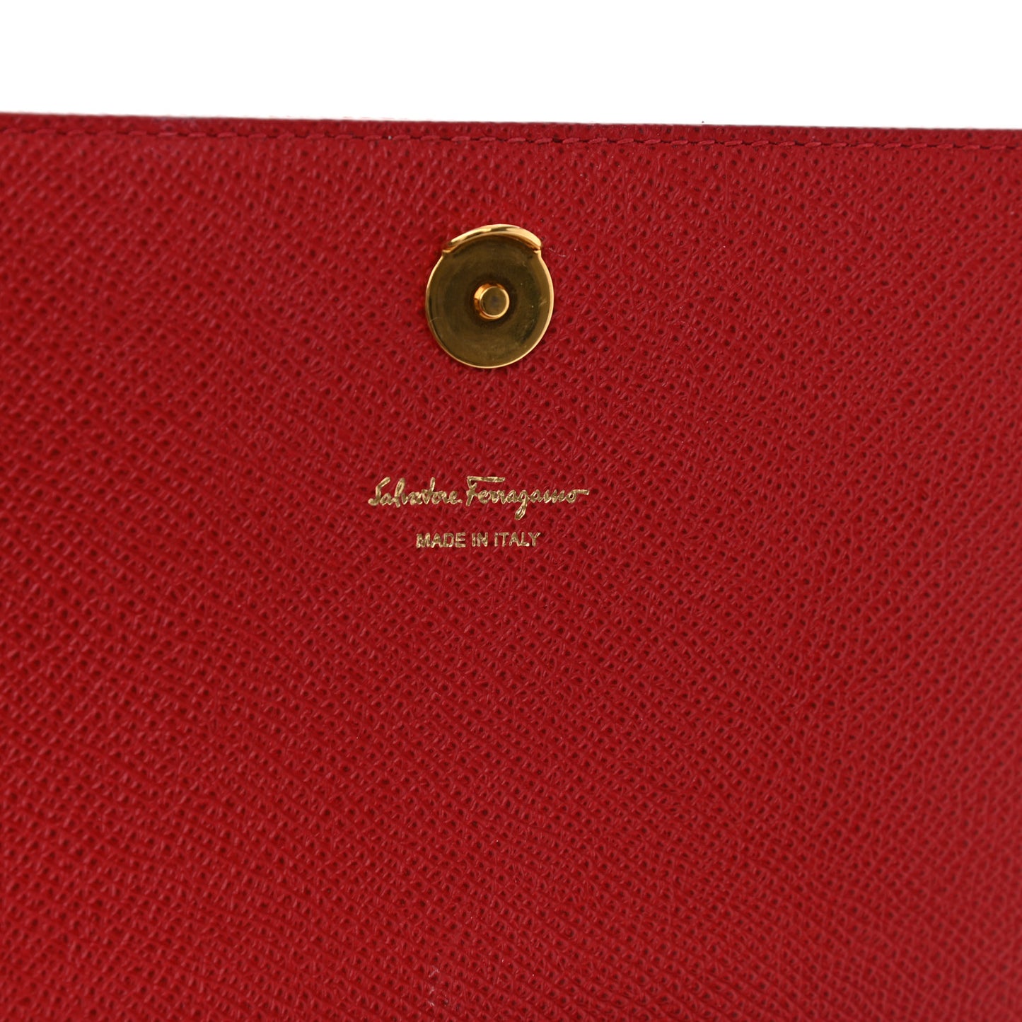 Hammered Calfskin Gancini Minibag Red
