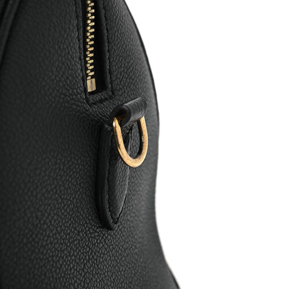 Louis Vuitton Empreinte Monogram Giant Speedy Bandouliere 25 Black Beige 10 of 12