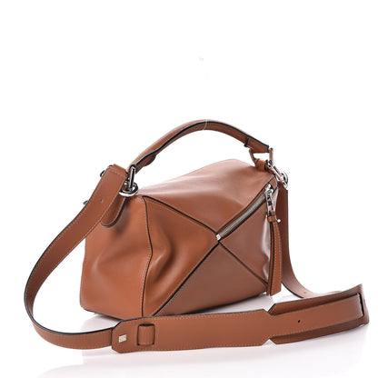 Loewe Calfskin Small Puzzle Bag Tan 4 of 9