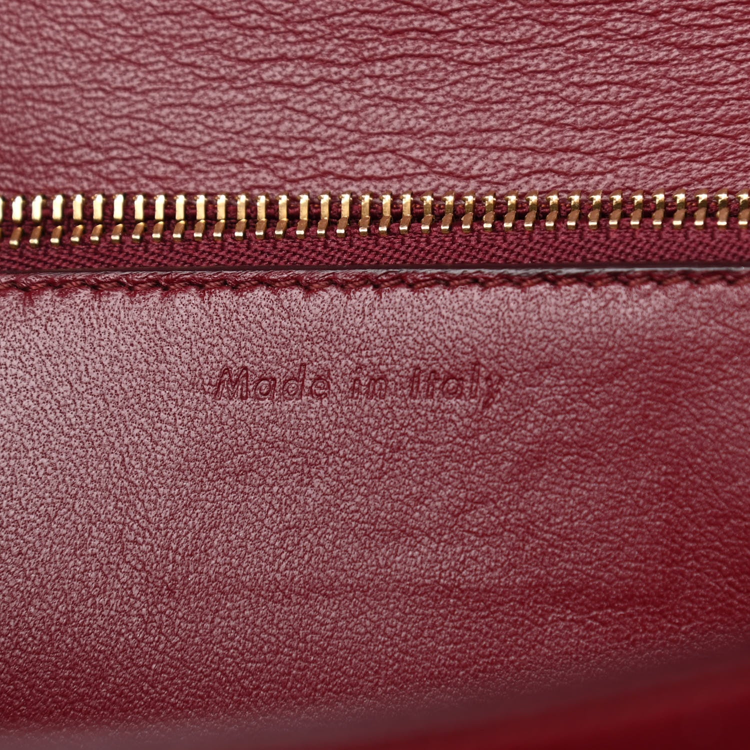 Celine Box Calfskin Medium Classic Box Flap Bag Burgundy 7 of 15