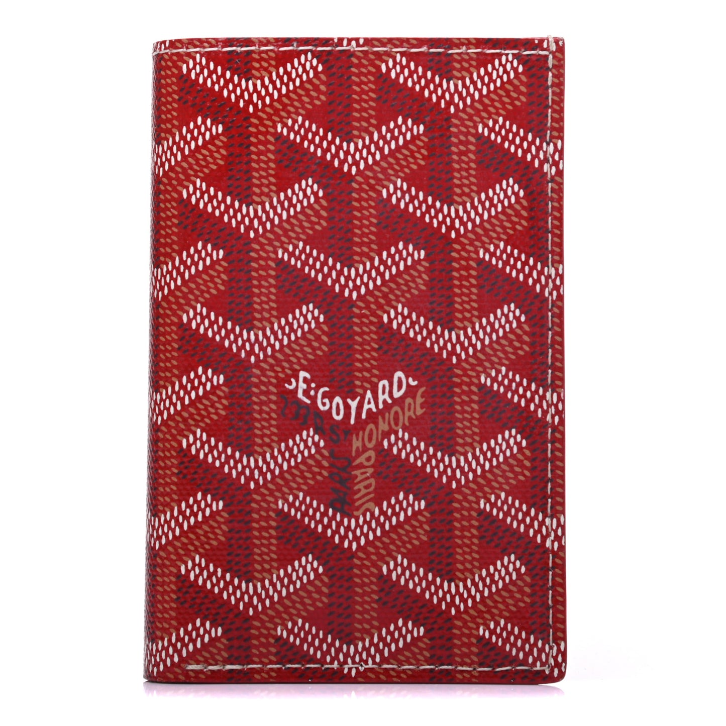 Goyardine Saint Pierre Card Holder Red