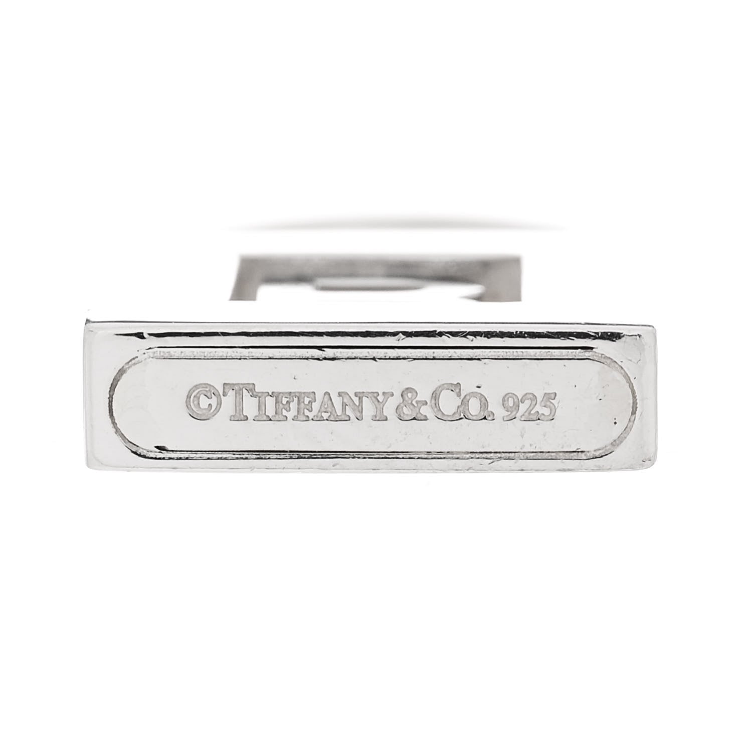 Tiffany Sterling Silver Letter B Lock Charm Pendant 4 of 4