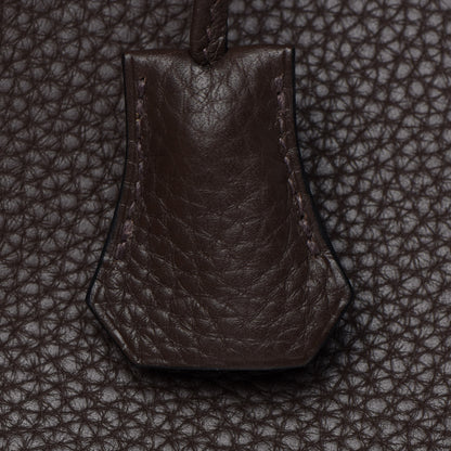 Hermes Taurillon Clemence Kelly Retourne 35 Chocolate 33 of 37